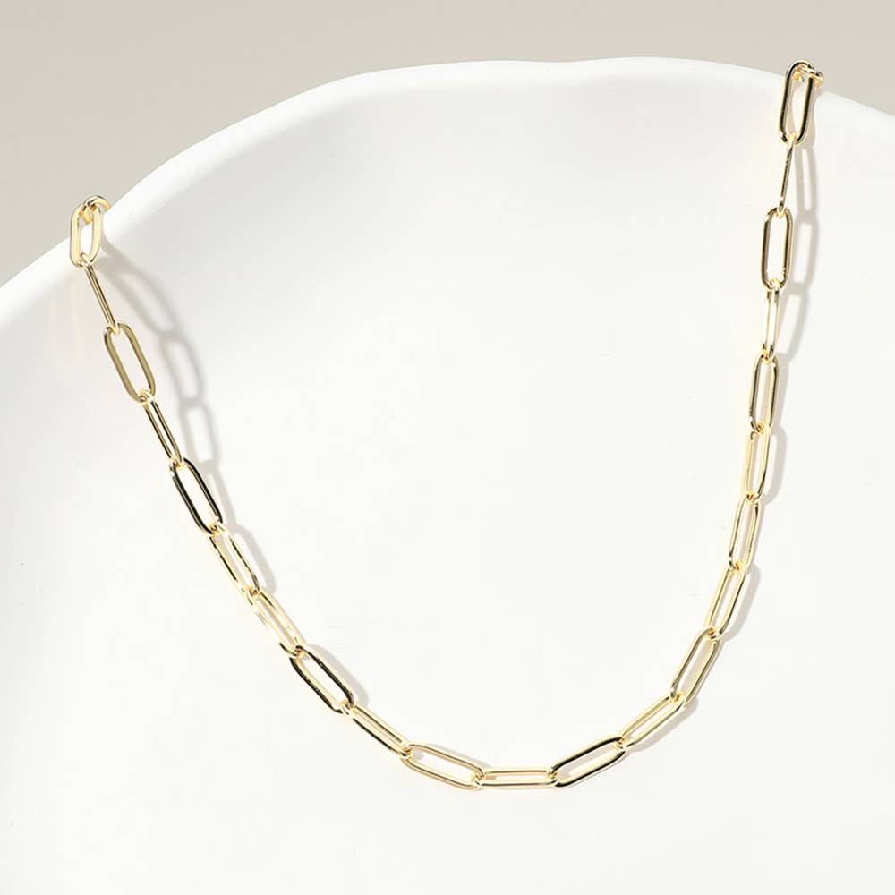 Paperclip Chain Necklace