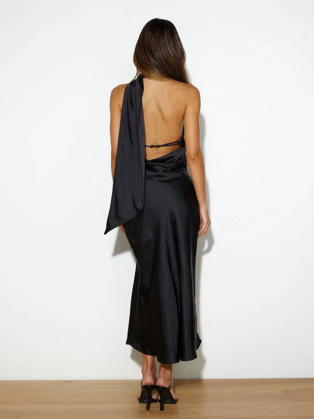 Backless Side Split Dress-Dresses-Bottoms Up Boutique-Anchorage AK