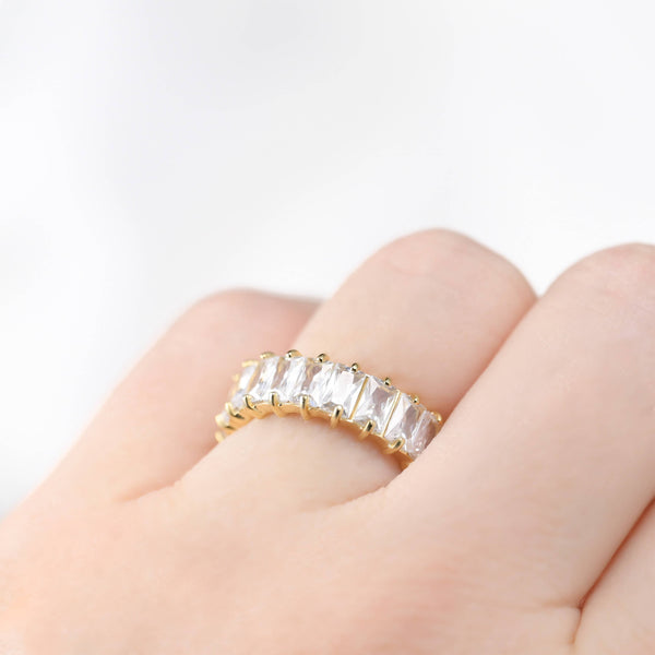 Baguette Wide Ring