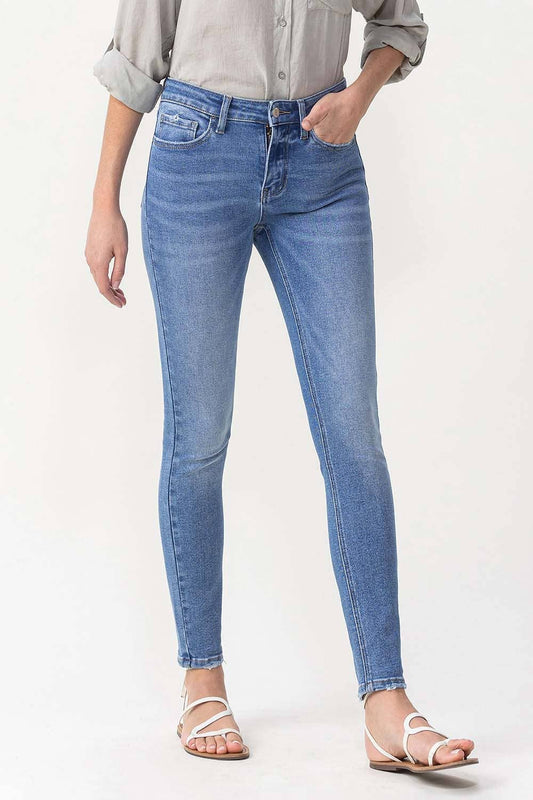 Heros Mid Rise Ankle Skinny-Bottoms-Bottoms Up Boutique-Anchorage AK