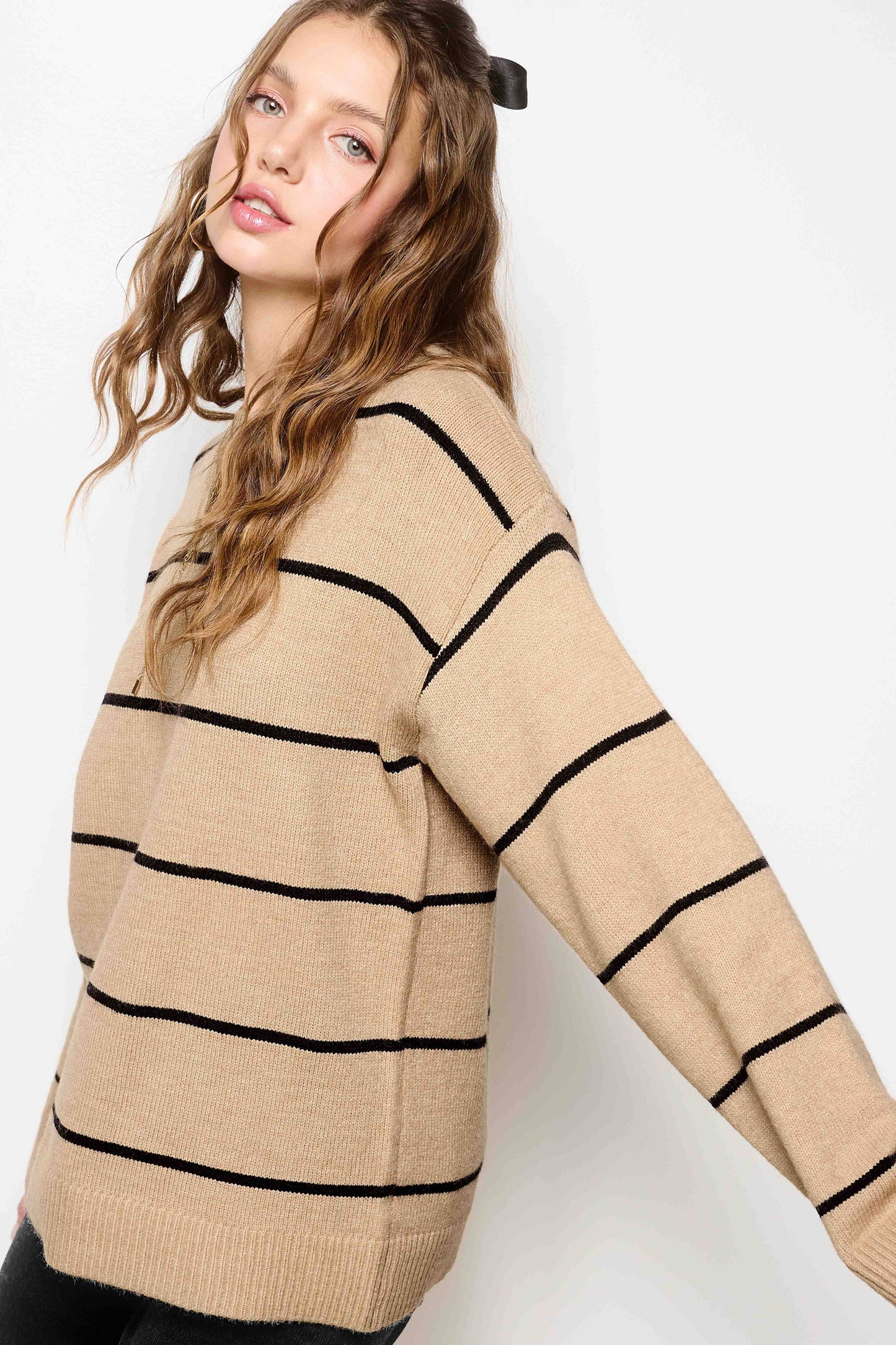 Cookie Dough Stripe Sweater