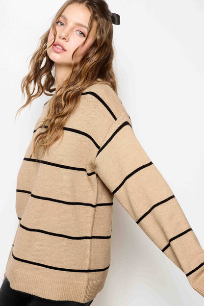 Cookie Dough Stripe Sweater