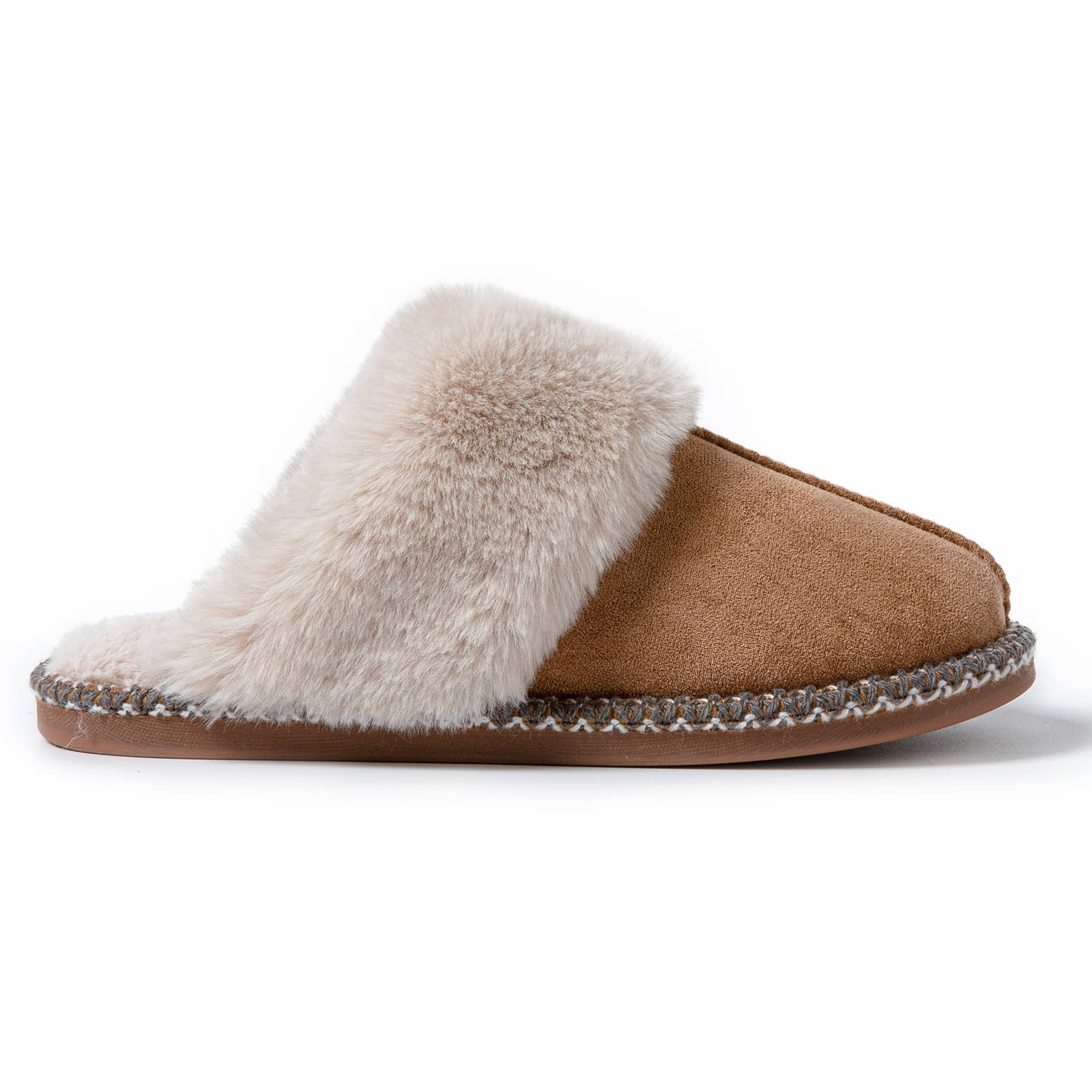 Cognac Memory Foam Slippers-Shoes-Bottoms Up Boutique-Anchorage AK
