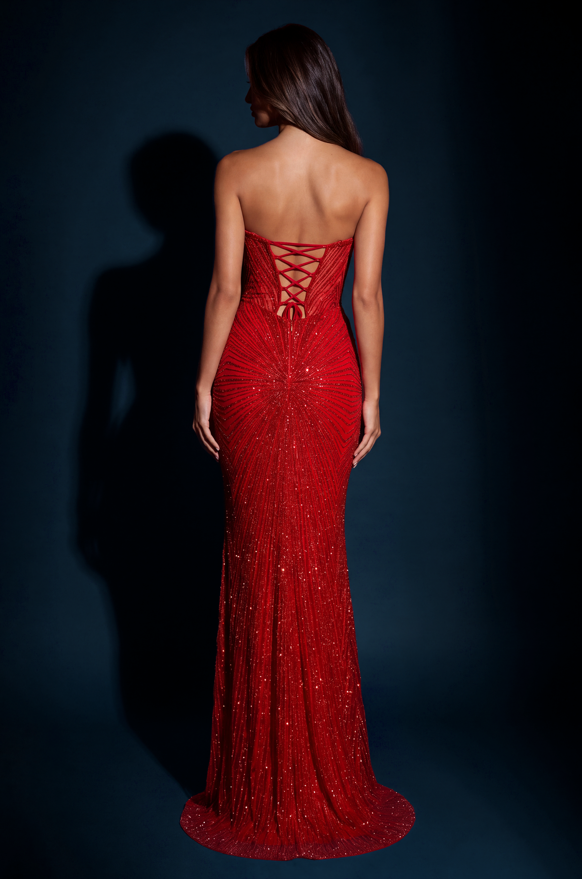 Immediate Apparel - Long Sequence Prom Formal Evening Dress-Immediate Apparel-Bottoms Up Boutique