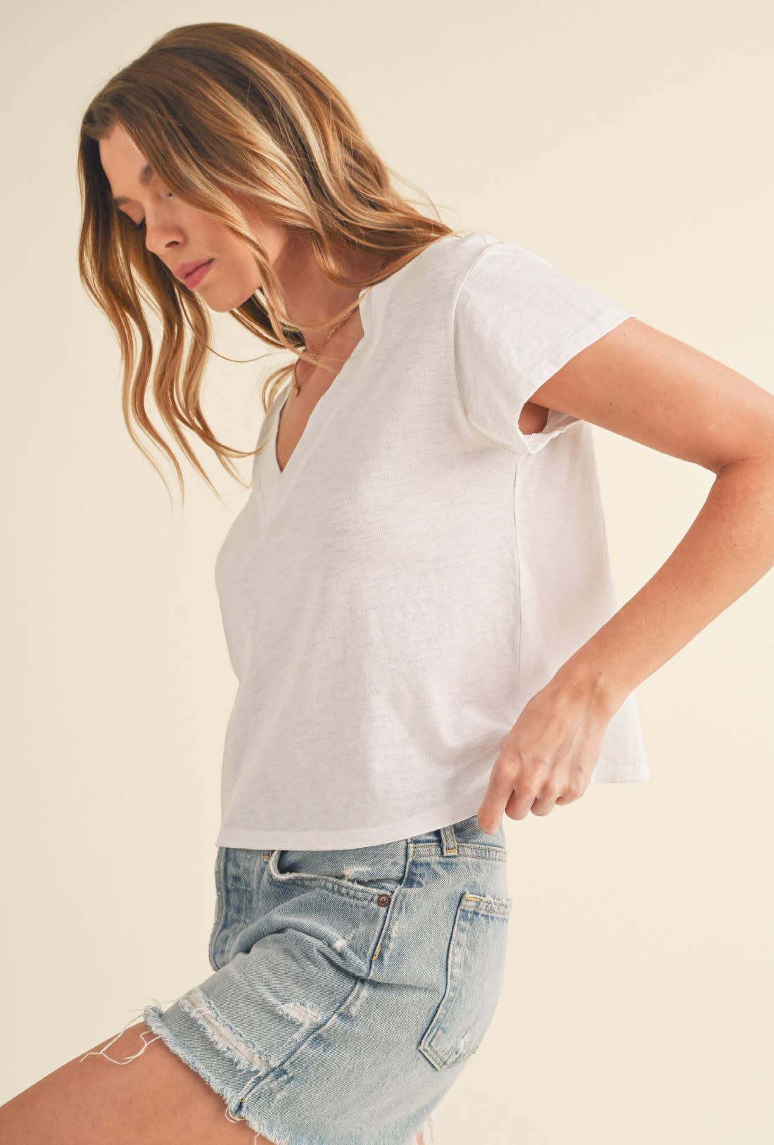 V-Neck Baby Top Tee