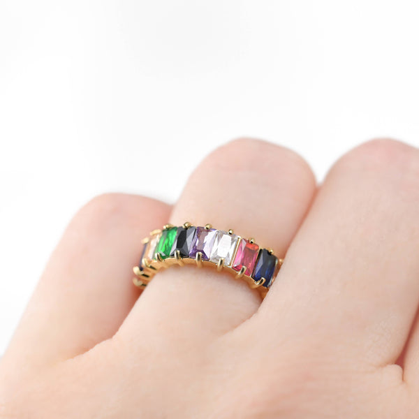 Baguette Wide Ring