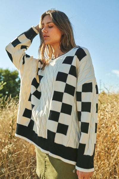 Crew Checkered Sweater