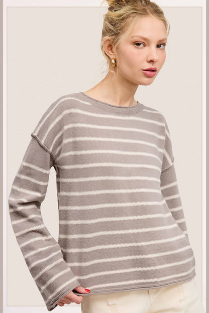 Whisper Striped Sweater