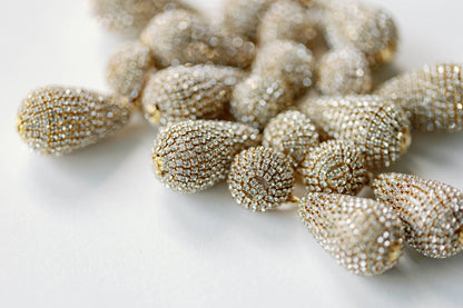 Rhinestone Wrapped Lido Earrings