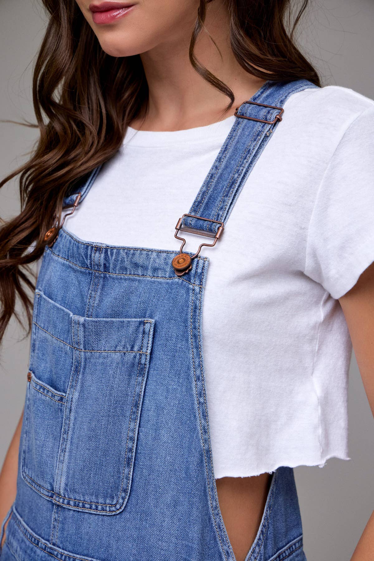 Medium Wash Western Overall