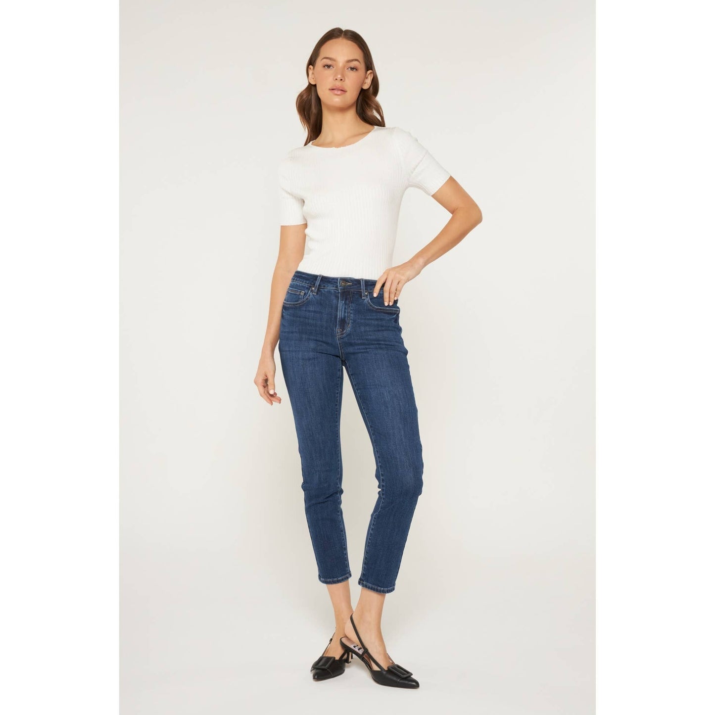 High Rise Aankle Easy Skinny