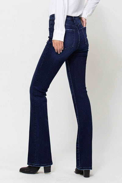 High Rise Super Soft Mini Flare Jeans