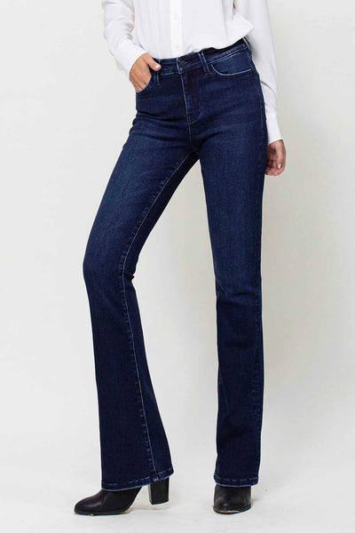 High Rise Super Soft Mini Flare Jeans