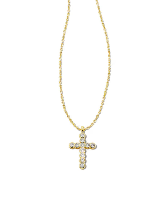 Crystal Cross Pendent Necklace