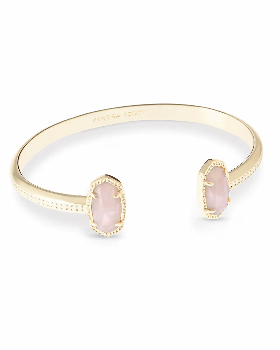 Elton Gold Rose Quartz Bracelet