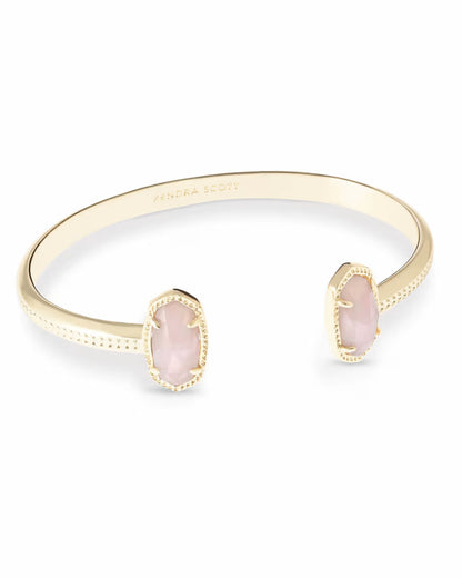 Elton Gold Rose Quartz Bracelet