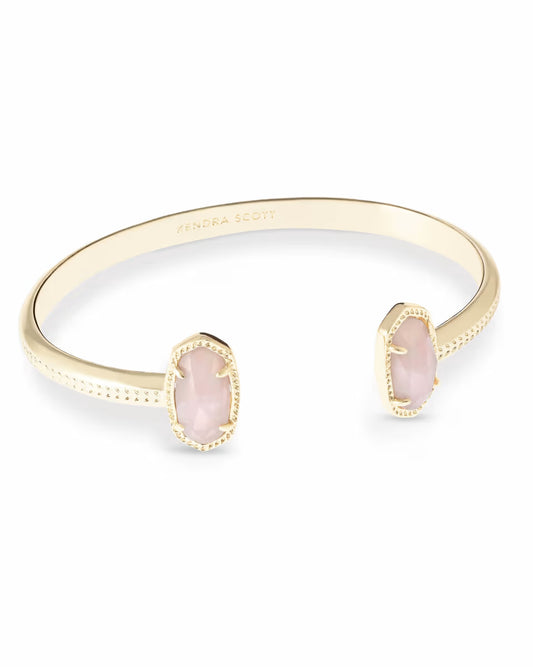 Elton Gold Rose Quartz Bracelet