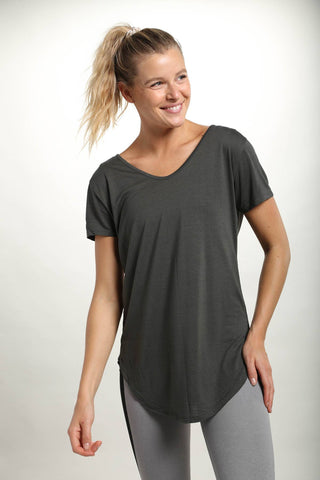 Olive Wave Side Top