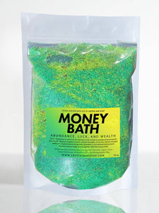 Money Bath - Crystal Infused Bath Salt