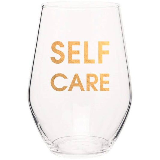 Self Care Wine Glass-Home-Bottoms Up Boutique-Anchorage AK