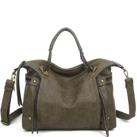 The Ali Satchel in Khaki