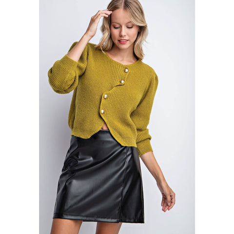 Faux Leather Mini Skirt