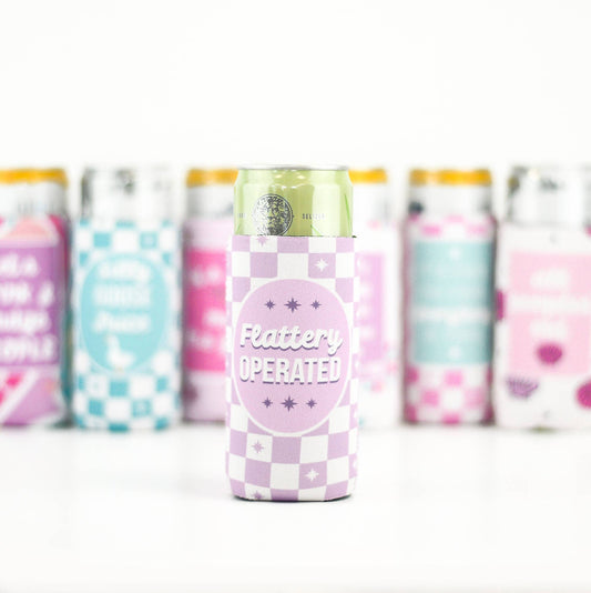 Flattery Operated Slim Can Cooler-Stickers-Bottoms Up Boutique-Anchorage AK