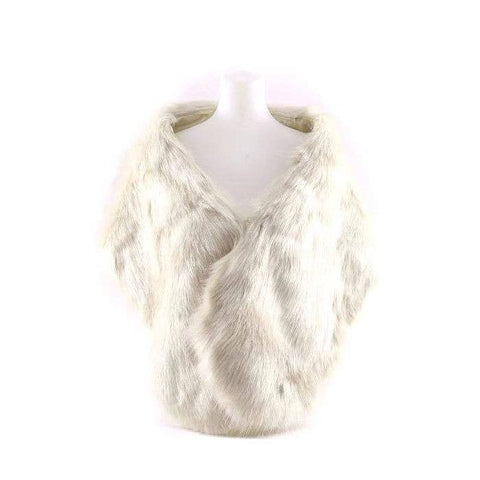 Over Size Faux Fur Shawl