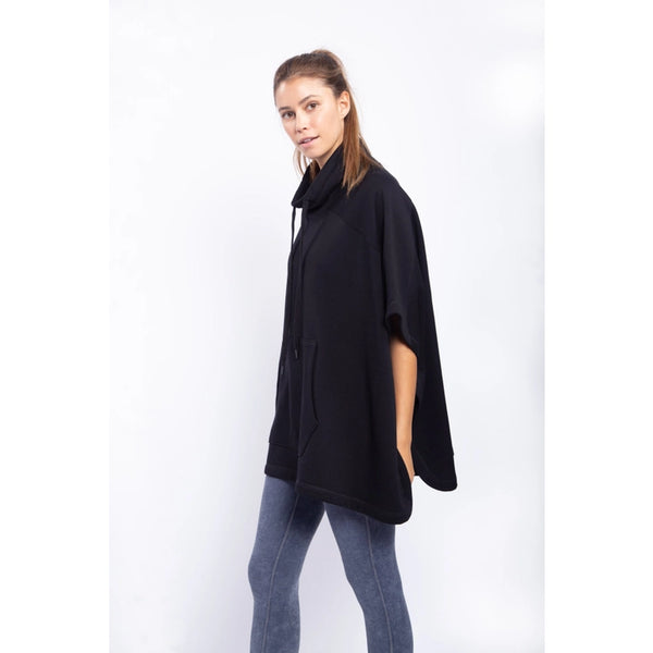 High Neck Cape Pullover