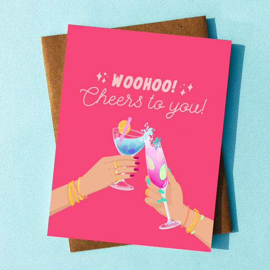 Cheers to You Greeting Card-Bottoms Up Boutique-Anchorage AK