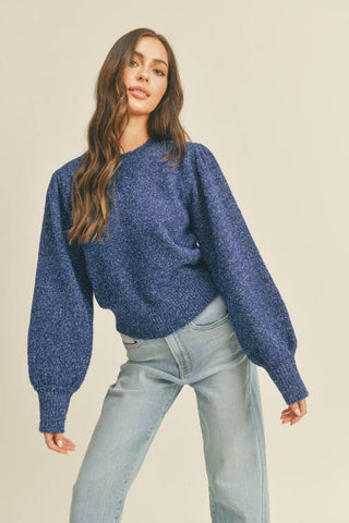 Puff Shoulder Sweater