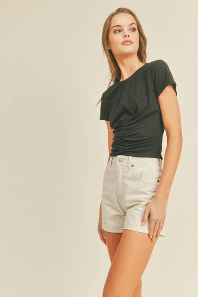 Center Ruched Tee
