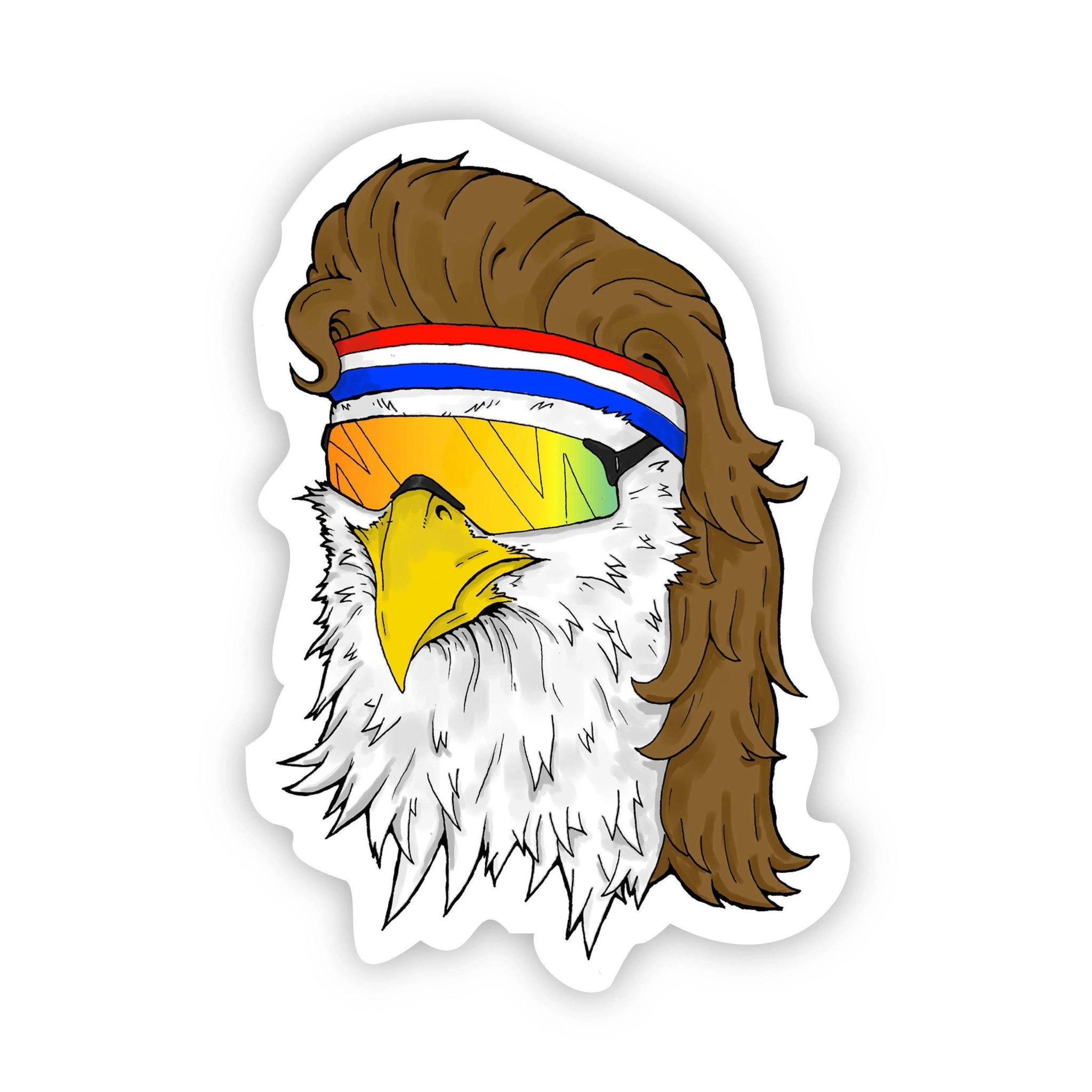 Merica Eagle Sticker