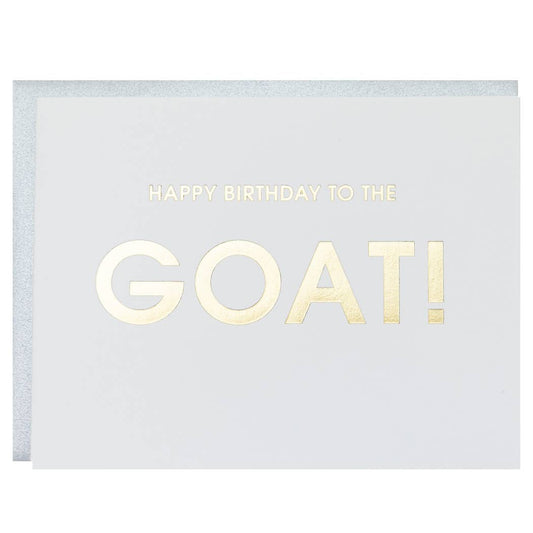 Happy Birthday to the GOAT Greeting Card-Home-Bottoms Up Boutique-Anchorage AK