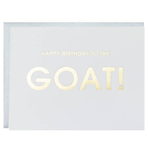 Happy Birthday to the GOAT Greeting Card