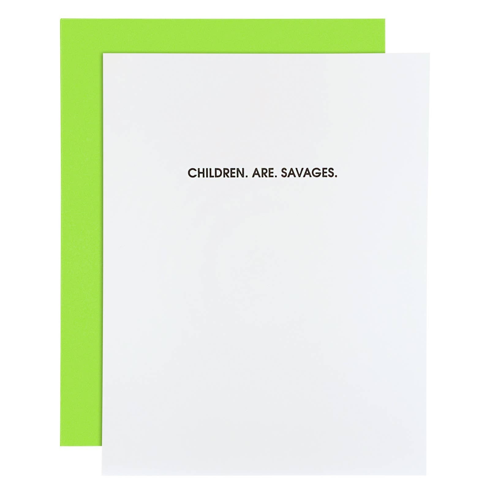 Children Are Savages Card-Home-Bottoms Up Boutique-Anchorage AK