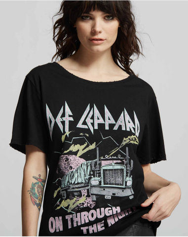 Def Leppard All Through the Night Band Tee