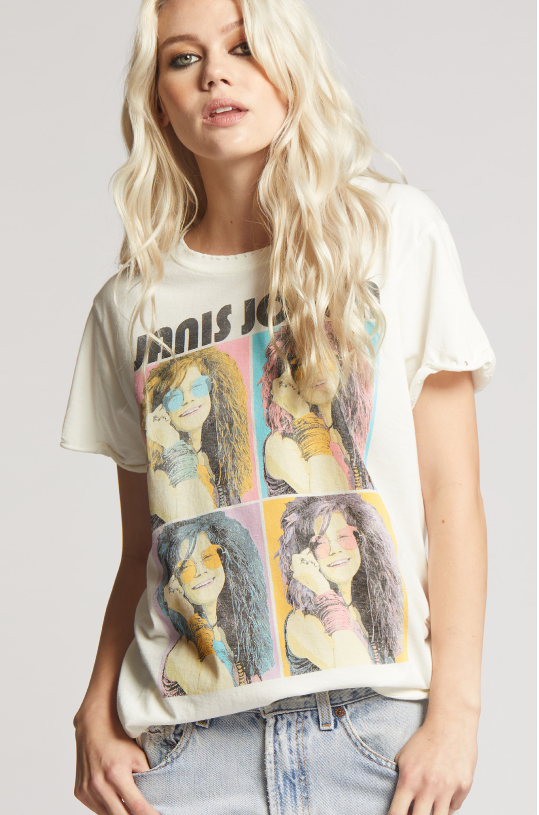 Janis Joplin Portrait T Shirt