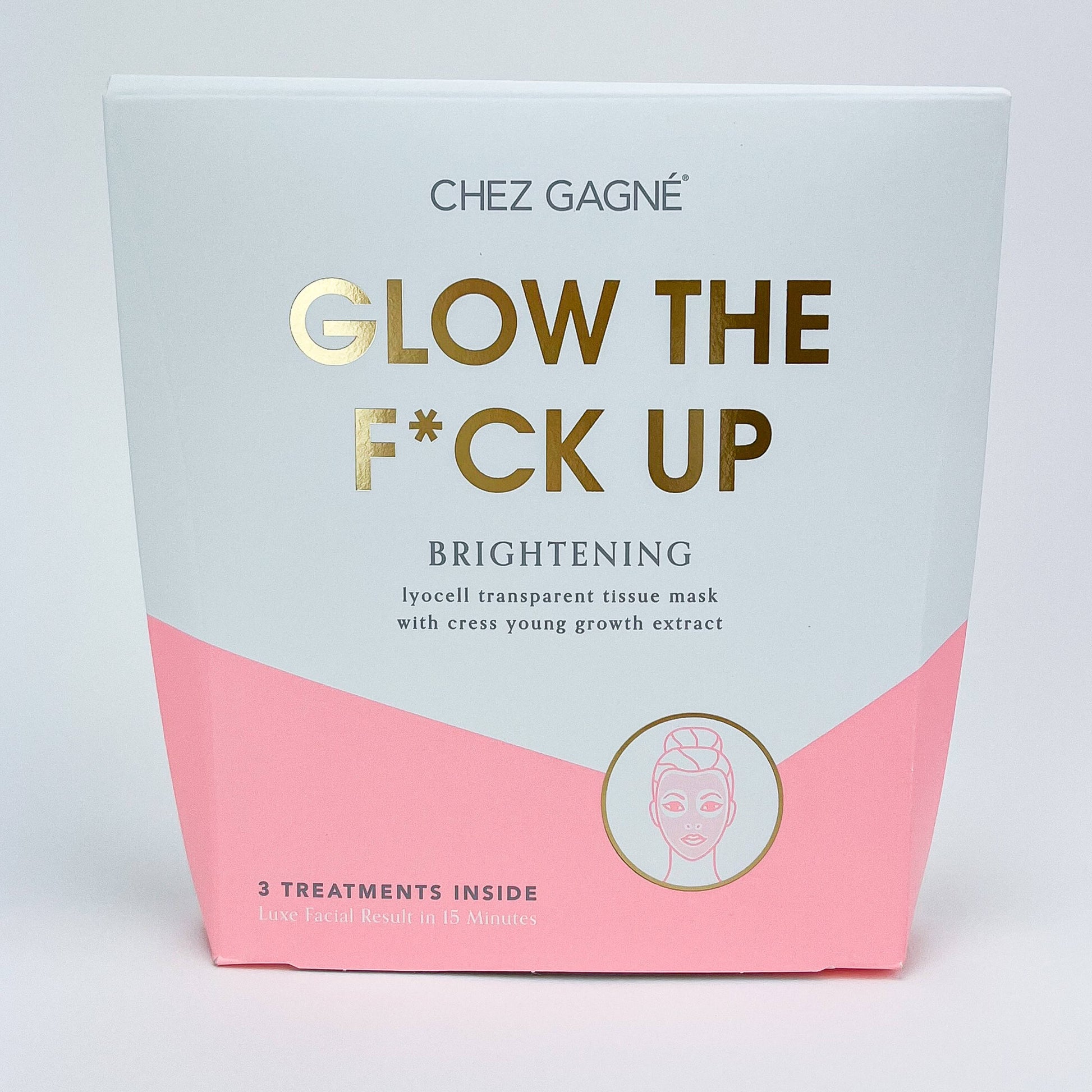 Glow the F*ck Up Facial Sheet Masks-Home-Bottoms Up Boutique-Anchorage AK