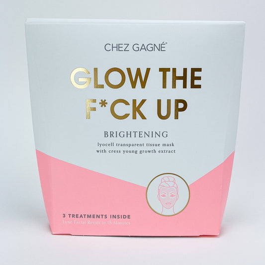 Glow the F*ck Up Facial Sheet Masks-Home-Bottoms Up Boutique-Anchorage AK