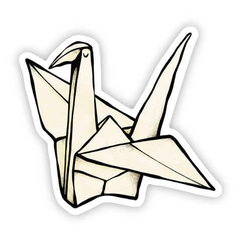 Paper Crane Sticker