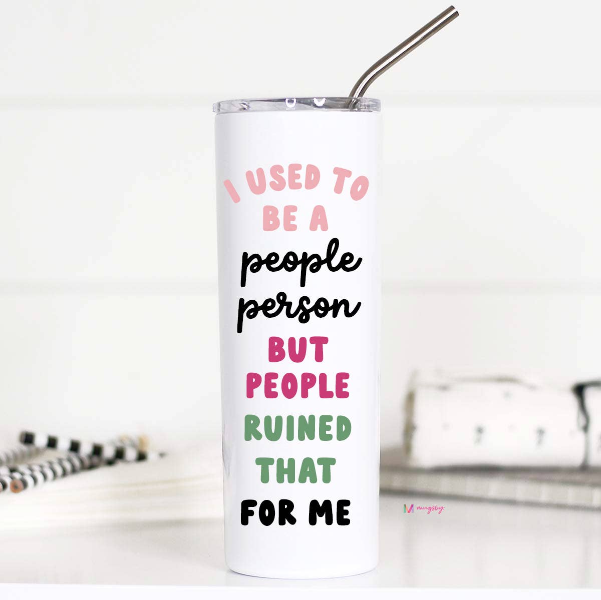 I Used to Be a People Person Tall Travel Cup-Home-Bottoms Up Boutique-Anchorage AK