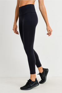 Hi Waist Lycra Blend Essential Legging