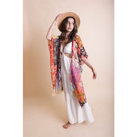 Boho Patchwork Kimono