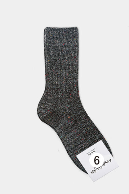 Slouchy Winter Wool Blend Glitter Crew Socks-ACCESORIES-CHARCOAL SPARKLE-Bottoms Up Boutique-Anchorage AK