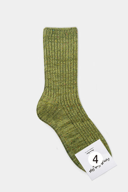 Slouchy Winter Wool Blend Glitter Crew Socks-ACCESORIES-GREEN SPARKLE-Bottoms Up Boutique-Anchorage AK