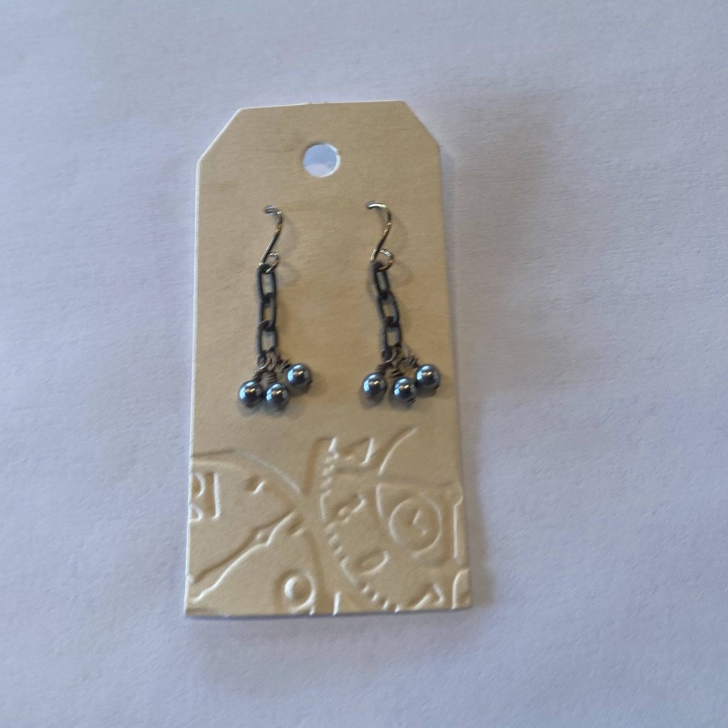 Cuckoo Clock Chain and Pearl Earrings-Local-Bottoms Up Boutique-Anchorage AK