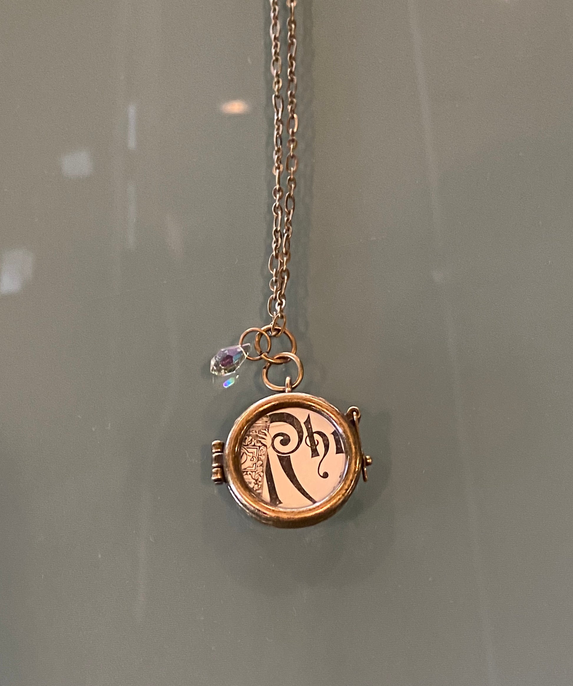 Vintage Paper Portrait Pendant Necklace-ACCESORIES-Portrait 2-Bottoms Up Boutique-Anchorage AK