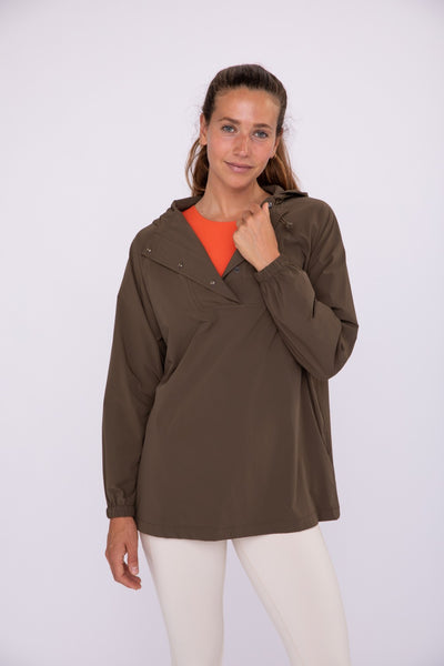 Waterproof Snap Front Relaxed Pullover