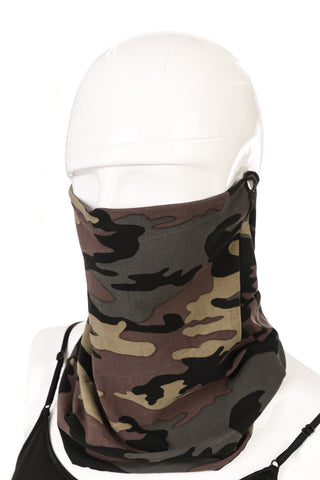 Camo Bandana Mask Dark